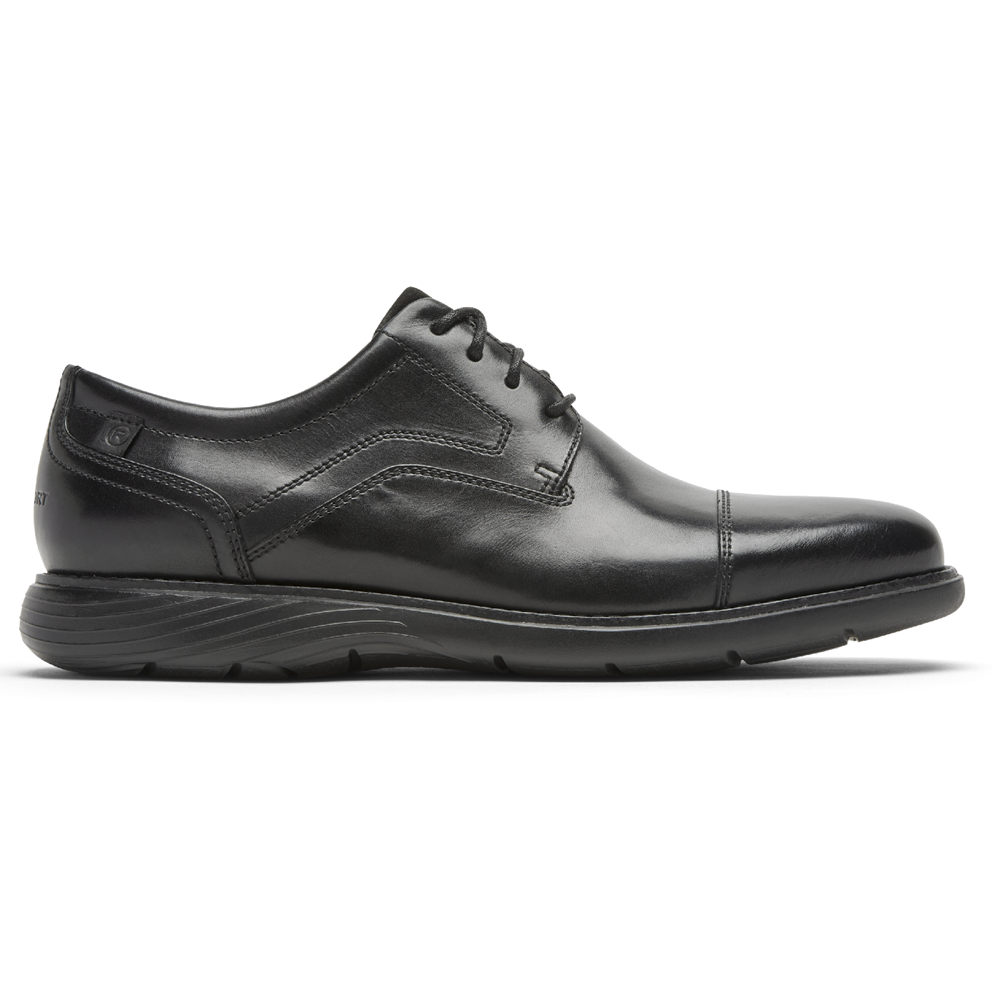 Rockport Oxfords Herre Svart - Garett Cap Toe - WRHD24635